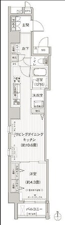 クリスタルパレス蒲西の物件間取画像